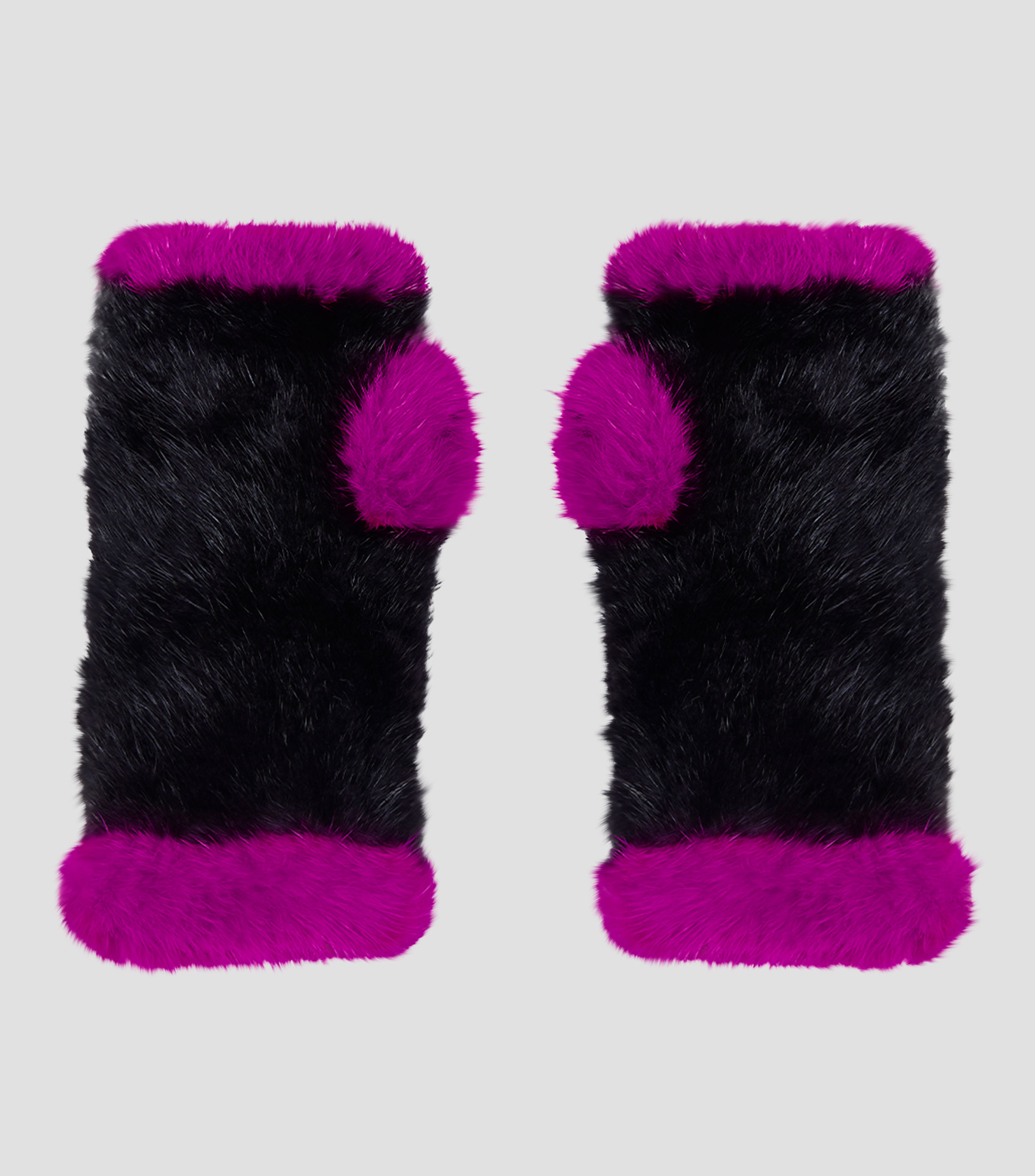 Guantes en piel de visón Mujer